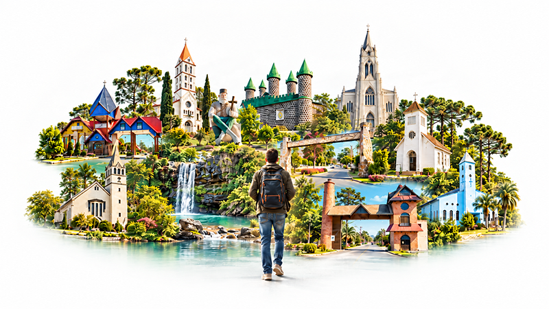 Paisagem e experiências da região da NTUR